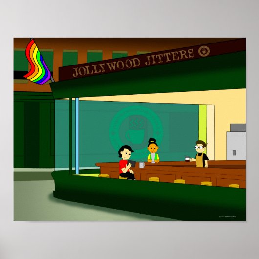 Little Rainbow Diner Poster (Voorkant)