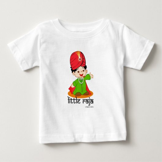 Little Raja Baby/Peuter T-shirt (Voorkant)