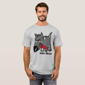 Little Rascal Personal Text Puppy T-shirt (Voorkant volledig)