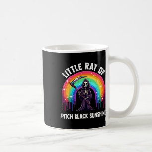 Little Ray of Pitch Black Sunshine Death Rainbow H Koffiemok