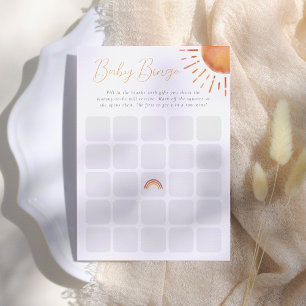 Little Ray of Sunshine Baby Bingo Spel Kaart