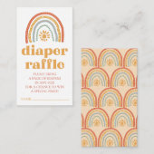 Little Ray of Sunshine Baby Luier Raffle Kaart (Voorkant / Achterkant)