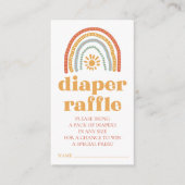 Little Ray of Sunshine Baby Luier Raffle Kaart (Voorkant)