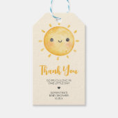 Little Ray of Sunshine Baby shower Favorietentjes Cadeaulabel (Voorkant)