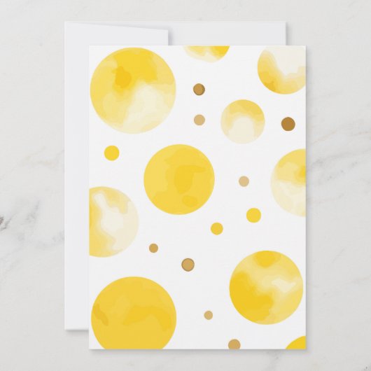 Little Ray of Sunshine Baby shower Invitation Kaart (Achterkant)