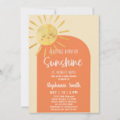 Little Ray of Sunshine Baby shower Invitation Kaart (Voorkant)