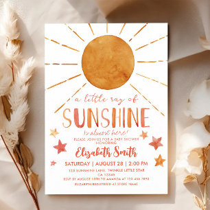 Little Ray of Sunshine Baby Shower Kaart