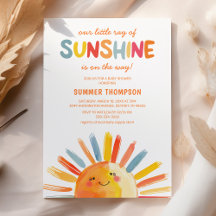 Little Ray of Sunshine Baby Shower