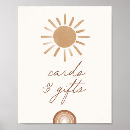 Little Ray of Sunshine Baby shower Kaarten and Gif Poster