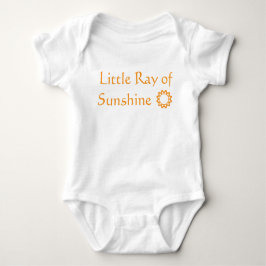 Little Ray of Sunshine beroemd gemaakt door Baby B Romper