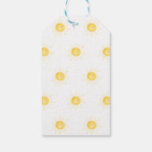 Little Ray of Sunshine Boho Baby shower Cadeaulabel (Achterkant)