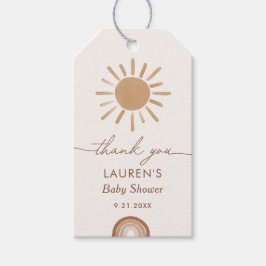 Little Ray of Sunshine Boho Baby shower Cadeaulabel