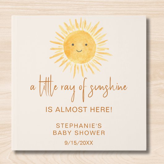 Little Ray of Sunshine Boho Baby shower Gastenboek