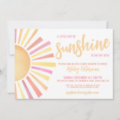 Little Ray of Sunshine Boho Baby shower Kaart (Voorkant)