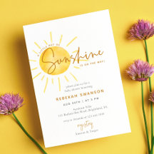 Little Ray of Sunshine Boho Baby shower