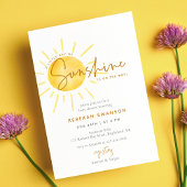 Little Ray of Sunshine Boho Baby shower Kaart