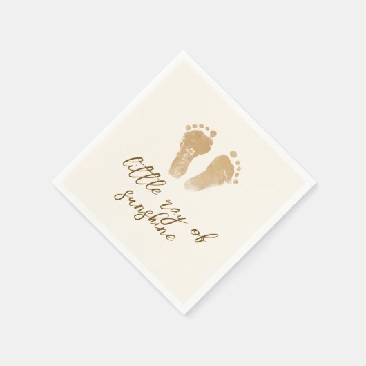 Little Ray of Sunshine Boho Baby shower Servet (Hoek)