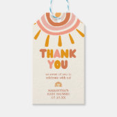 Little Ray of Sunshine Boho Sun Baby Favorietentje Cadeaulabel (Voorkant)