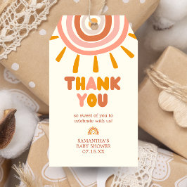 Little Ray of Sunshine Boho Sun Baby Favorietentje Cadeaulabel