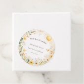 Little Ray of Sunshine Favor Labels (In situ)
