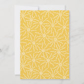 Little Ray of Sunshine Line Art Sun Baby shower Kaart (Achterkant)