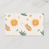 Little ray of sunshine Luier Raffle Baby shower Informatiekaartje (Achterkant)