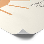 Little Ray of Sunshine  Mimosa Bar Poster (Hoek)