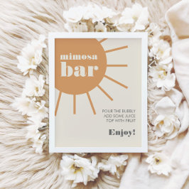 Little Ray of Sunshine Mimosa Bar Poster