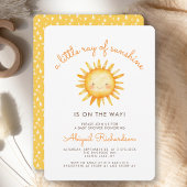 Little Ray of Sunshine Schattige Baby shower Kaart
