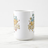 Little Ray of Sunshine T-Shirt, Groovy Retro 70s C Koffiemok (Center)