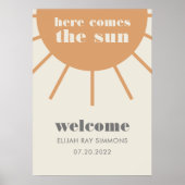 Little Ray of Sunshine Welcome Poster (Voorkant)