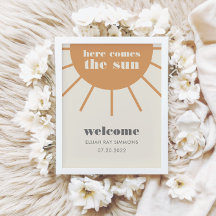Little Ray of Sunshine  Welcome Poster