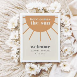 Little Ray of Sunshine Welcome Poster