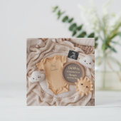 Little Ray of Sunshine zwangerschapsaankondiging Kaart (Staand voorkant)