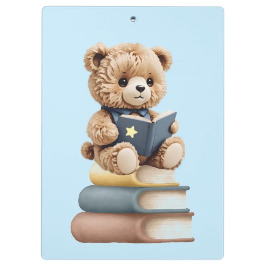 Little Reading Bear Klembord (Achterkant)