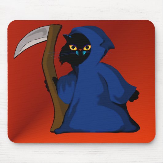 Little Reaper Kat Mousepad Muismat (Voorkant)