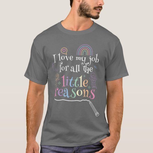 Little Reasonseacher School jongen T-shirt (Voorkant)