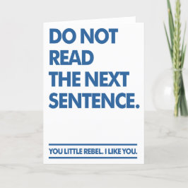 Little Rebel Bedankkaart