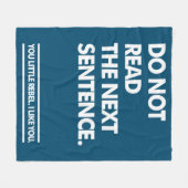 Little Rebel Fleece Deken (Voorkant (Horizontaal))