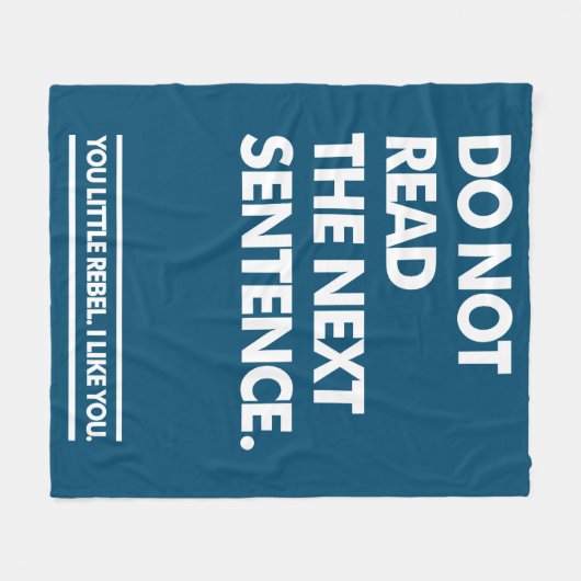 Little Rebel Fleece Deken (Voorkant (Horizontaal))