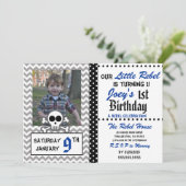 Little Rebel Invitation Kaart (Staand voorkant)
