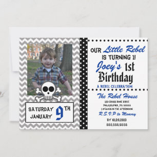 Little Rebel Invitation Kaart