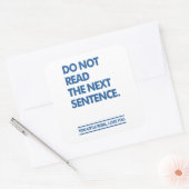 Little Rebel Vierkante Sticker (Envelop)