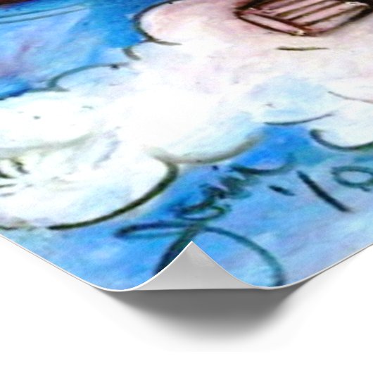 Little Red Airplane Poster (Hoek)