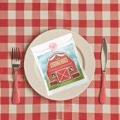 Little Red Barn Boerderij Verjaardagsfeestje Bedankzakje