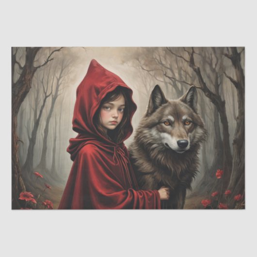 Little Red: Beyond the Path - Decoupage - Tissuepapier (Voorkant)