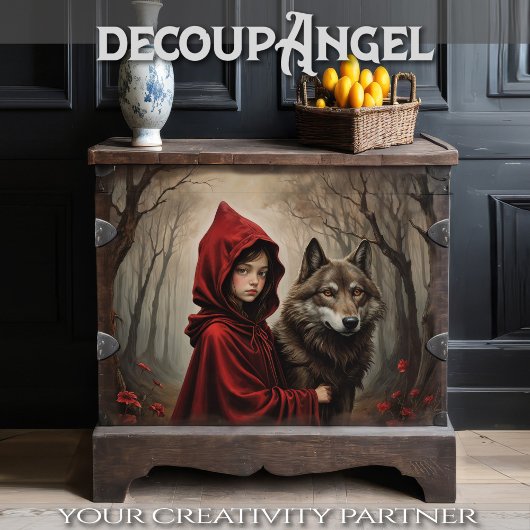Little Red: Beyond the Path - Decoupage - Tissuepapier
