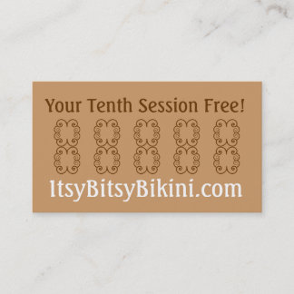 Little Red Bikini Visitekaartje