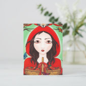 Little Red Briefkaart (Staand voorkant)