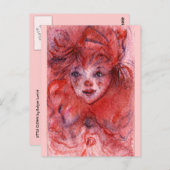 LITTLE RED CLOWN BRIEFKAART (Voorkant / Achterkant)